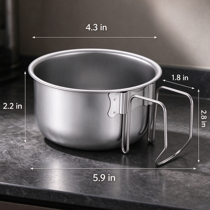 🛡️Stainless Steel Hanging Sink Strainer Basket – For Filtering Food Scraps and Washing Kitchen Fruits and Vegetables