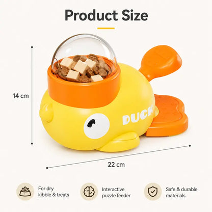 Cat Treat Dispenser Toy, Slow Feeding Enrichment Toy for Cats and Small Dogs