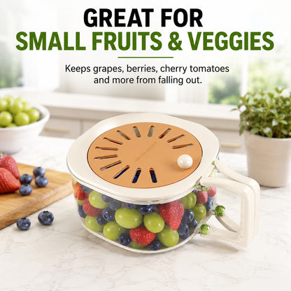 3-Pack Fruit & Vegetable Washing Bowl Set | Wash, Drain & Store 🥗✨