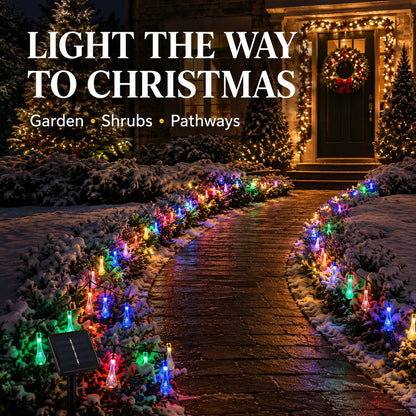 🎄 Transform Your Home Into a Christmas Wonderland! Solar LED Lighted Garland for Porch, Patio & Fence ✨🏡