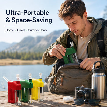 Portable Handheld Electric Filtration Device – Compact Glass Chamber, Electric‑Assisted & Easy‑to‑Clean | Available in 6 Unique Colors