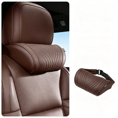 🚗Relieve Driving Fatigue! Universal Memory Foam CarHeadrest Neck Pillow,Ergonomic Support AutoNeck Cushion for Long Road Trips