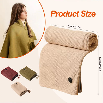 🔥New Portable Heated Shawl Blanket
