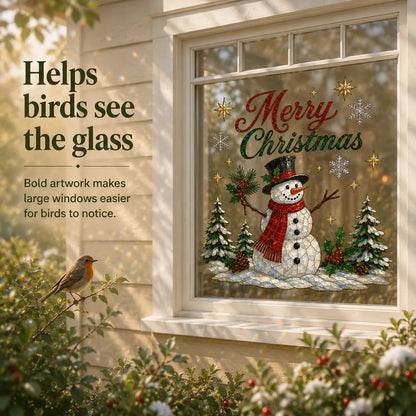🪟Magical Christmas Scenic Window Clings – Double-Sided Reusable Holiday Glass Stickers