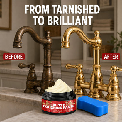🧽✨ Copper Brass Polish Paste – Restores tarnished brass & copper to brilliant shine.