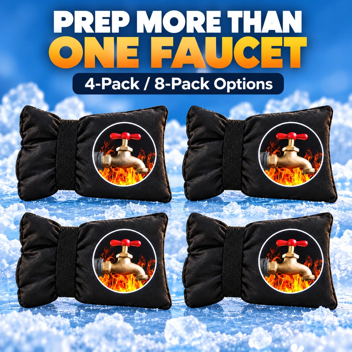 ❄️Insulated Outdoor Faucet Covers for Winter Freeze Protection