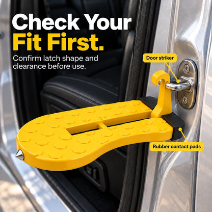 🚗Car Door Step with Built-In Window Breaker