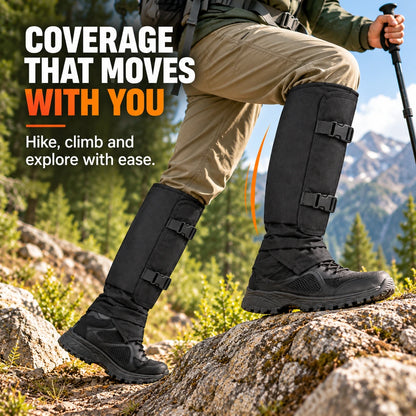 🥾Adjustable Snake-Resistant Leg Gaiters for Hiking & Hunting