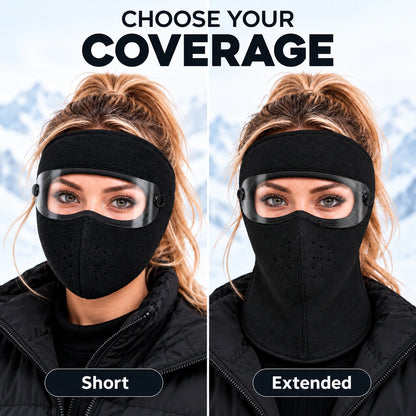 🧣Winter Fleece Face Mask (2-Pack, with Detachable Goggles)
