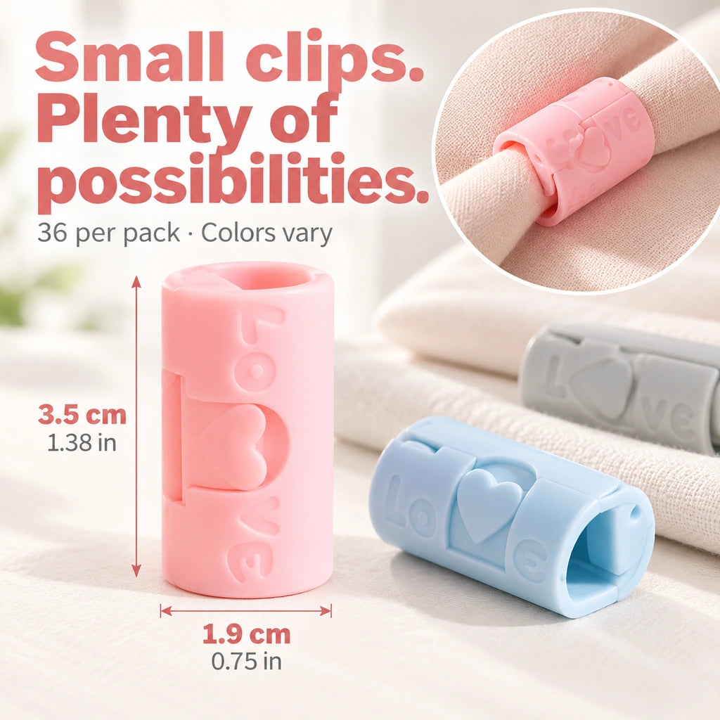 12-Pack Adjustable Bed Sheet Clips — Pin-Free Fasteners, Random Colors