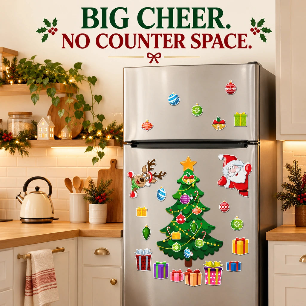 🎄Reusable Christmas Tree Fridge Magnet Set
