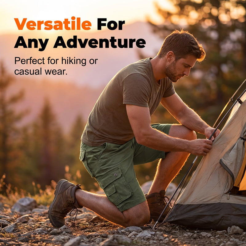 🩳 Men's Outdoor Tactical Cargo Shorts – Multi-Pocket, Durable & Quick-Dry Casual Wear ⛰️