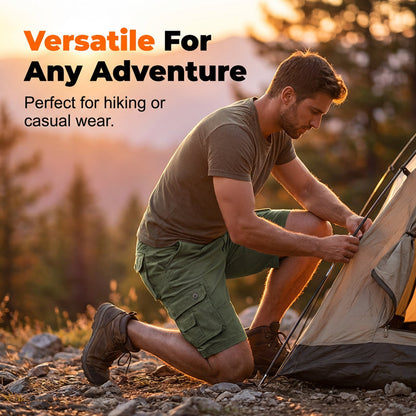 🩳 Men's Outdoor Tactical Cargo Shorts – Multi-Pocket, Durable & Quick-Dry Casual Wear ⛰️