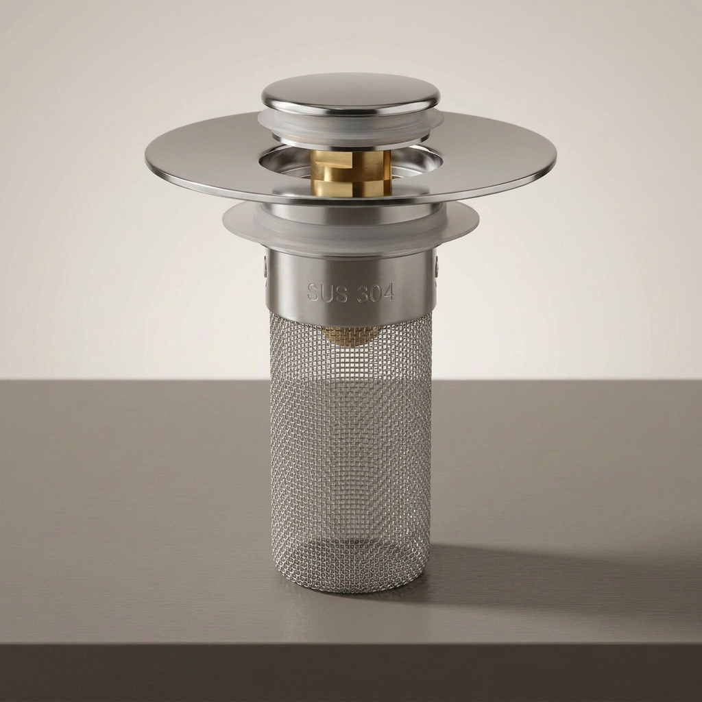 🔧Upgraded bathroom sink drain filter bathroom accessory set