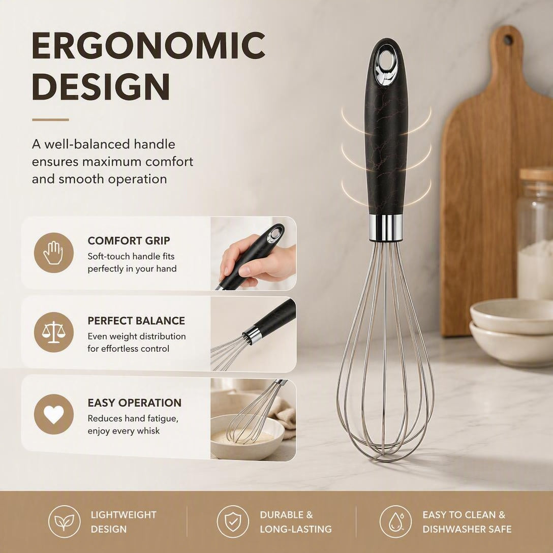 Stainless Steel Manual Egg Beater Kitchen Mixer