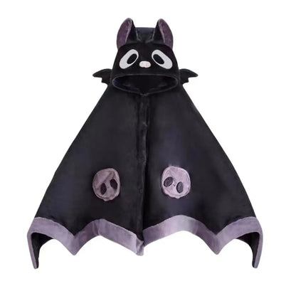 🎁【summerween】1pc Unisex Wearable Blanket Bat  Hooded Cape