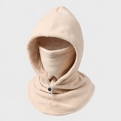 🧣Skip the Hat and Scarf – 3-in-1 Fleece Hood for Head Face & Neck
