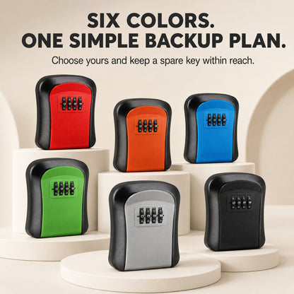 🔐Never Get Locked Out Again  | Secure 4-Digit Wall-Mounted Key Lock Box 🏡