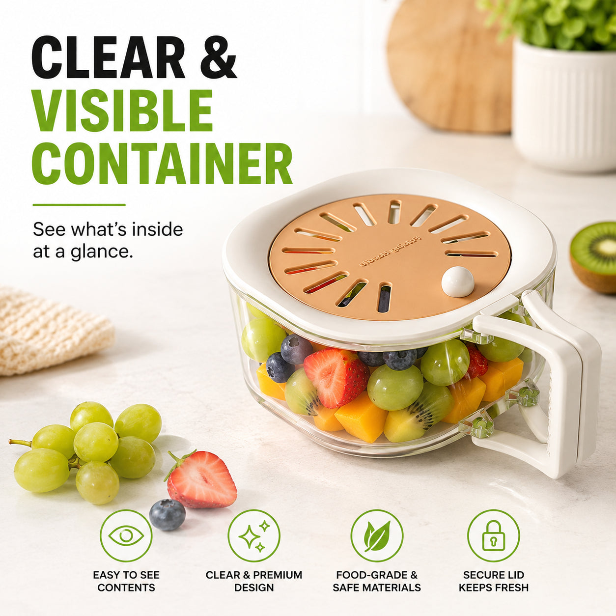 3-Pack Fruit & Vegetable Washing Bowl Set | Wash, Drain & Store 🥗✨