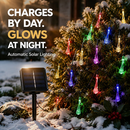 🎄 Transform Your Home Into a Christmas Wonderland! Solar LED Lighted Garland for Porch, Patio & Fence ✨🏡