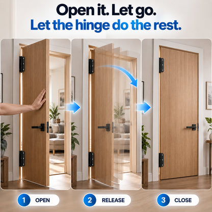🔥 Must-Have Home Upgrade! Silent Soft-Close Self-Closing Door Hinge 🚪