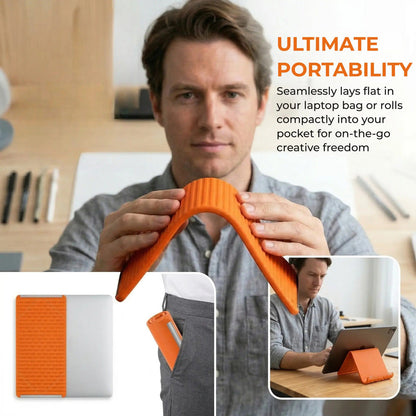 Ultra-Portable Bendable Silicone Phone Holder for Desk, Bed & Travel 📱🎒