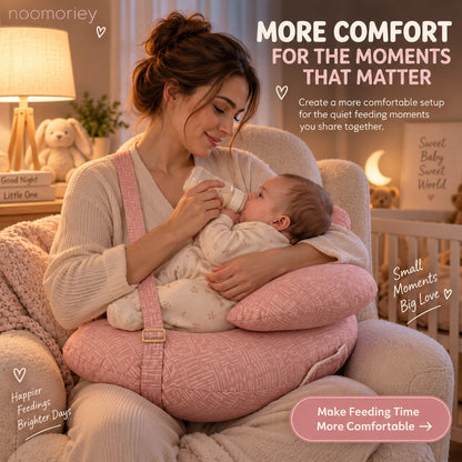 Wearable Nursing Pillow | Ergonomic Feeding Cushion with Adjustable Strap