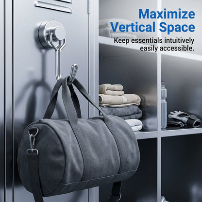 🔥 Heavy Duty 180° Rotatable Swivel Hooks ⚡ — Compact, Strong & Space-Saving Organization! 🏠✨