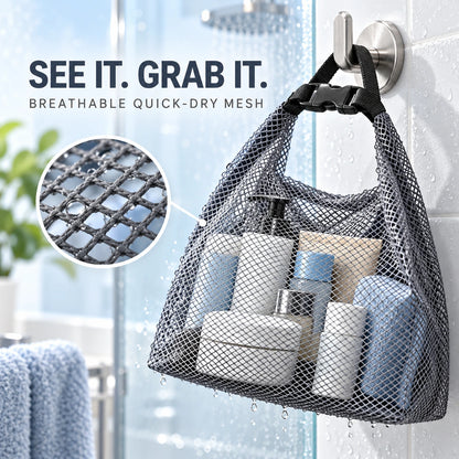 🧴Water-Resistant Travel Toiletry Caddy Set – Large & Small