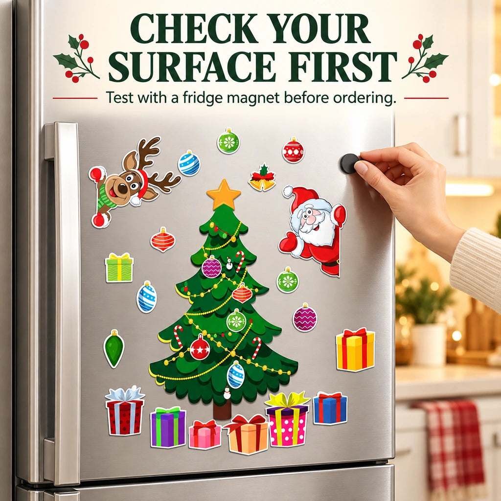 🎄Reusable Christmas Tree Fridge Magnet Set