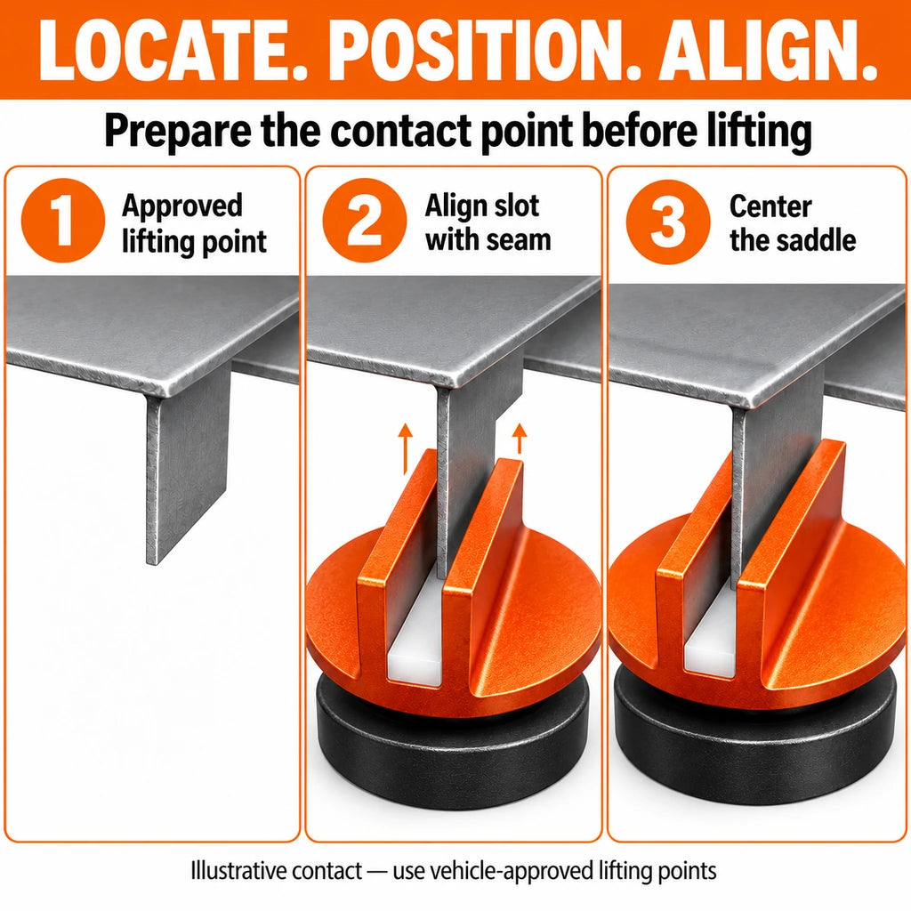 🔧Magnetic Jack Pad / Pinch Weld Jack Adapter