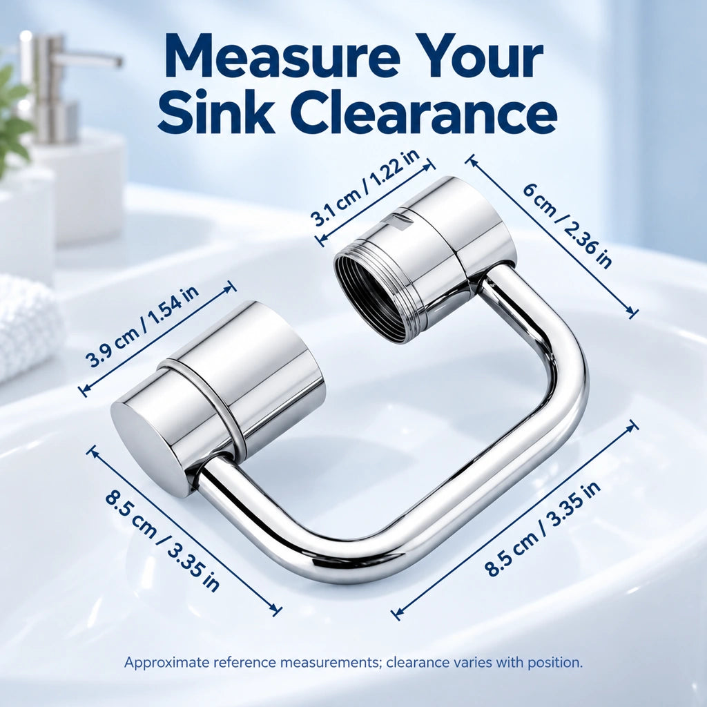 💧1440° Rotatable Faucet Aerator Extension for Toddlers