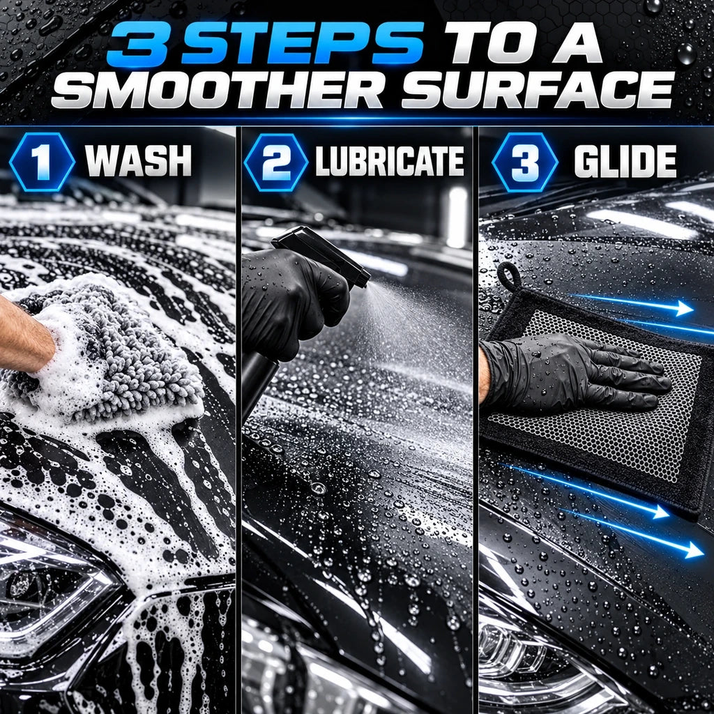 🧽Reusable Synthetic Clay Towel for Car Paint Decontamination