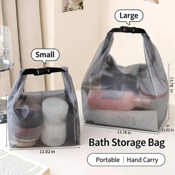 🧴Waterproof Mesh Shower Caddy Bags