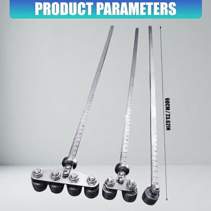 📏Stainless steel 60cm dual-axis positioning calipers - suitable for woodworking layout tasks