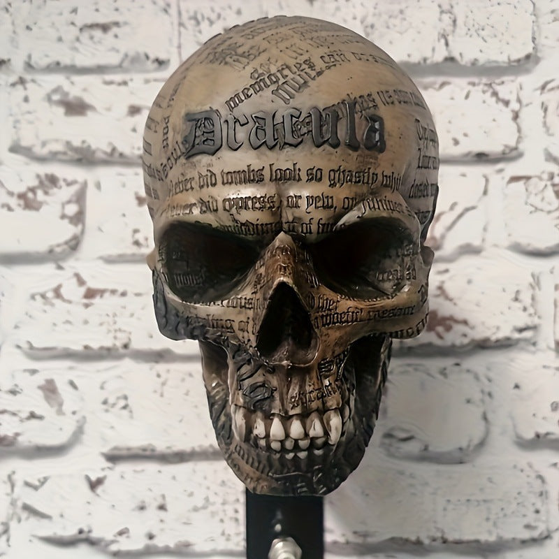 💀 Show Off Your Helmet in Style! Heavy-Duty Skull Helmet Holder & Wall Mount Display 🏍️🔥