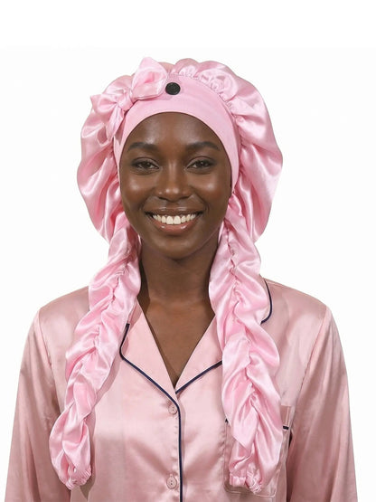 Heatless Curl Satin Bonnet for Sleeping