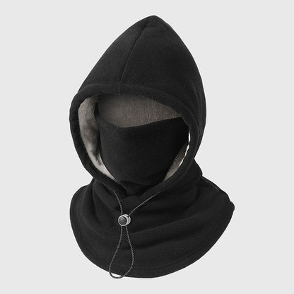 🧣Skip the Hat and Scarf – 3-in-1 Fleece Hood for Head Face & Neck