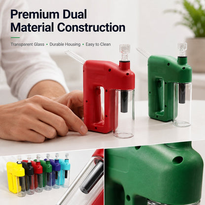 Portable Handheld Electric Filtration Device – Compact Glass Chamber, Electric‑Assisted & Easy‑to‑Clean | Available in 6 Unique Colors