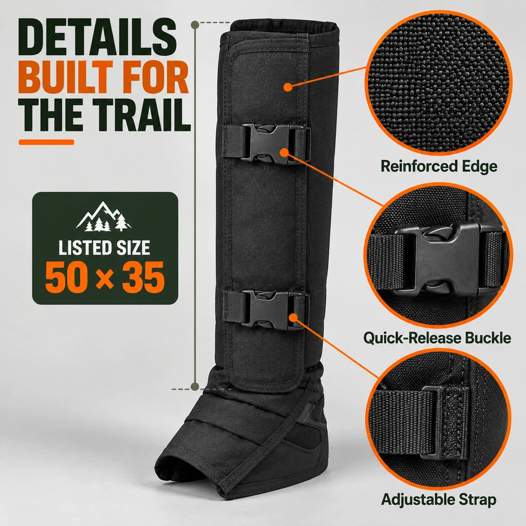 🥾Adjustable Snake-Resistant Leg Gaiters for Hiking & Hunting