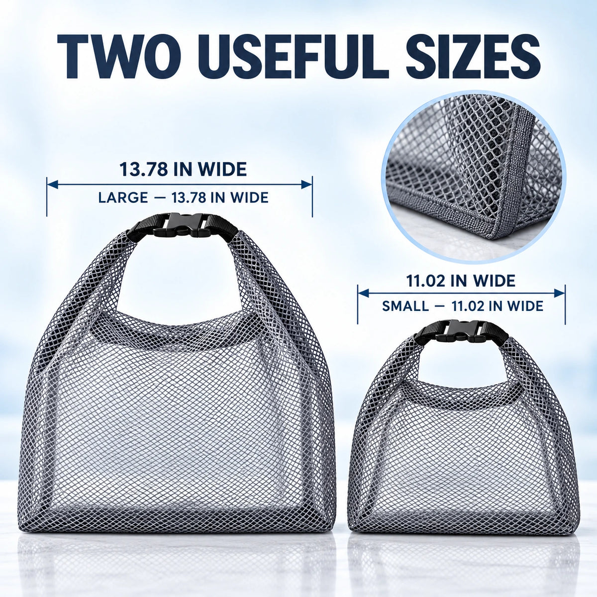 🧴Water-Resistant Travel Toiletry Caddy Set – Large & Small
