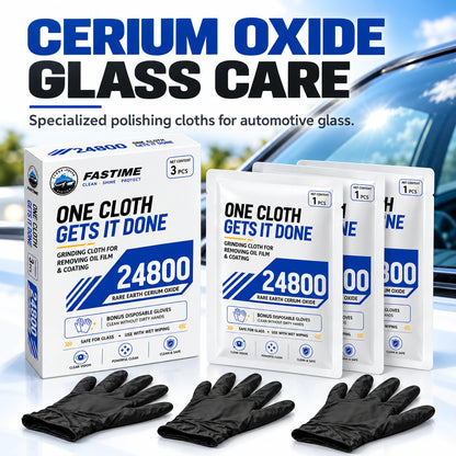 💧Windshield Oil Film & Water Spot Remover Cloths