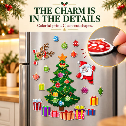 🎄Reusable Christmas Tree Fridge Magnet Set