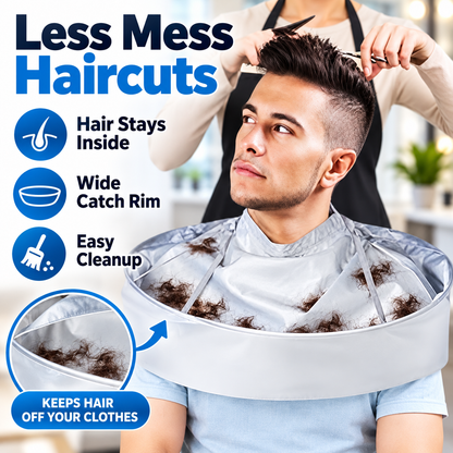 🪮Collapsible Haircutting Umbrella Cape – Suitable for Salon and Home Use