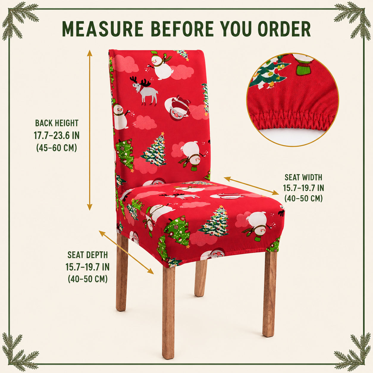 ✨ Transform Your Dining Room in Seconds! 🎄 Ultra-Stretch Christmas Chair Covers 🪑🔥
