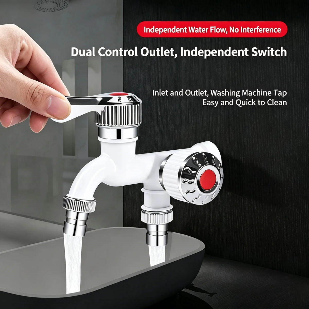 🚰 2-in-1 Dual Outlet Utility Faucet