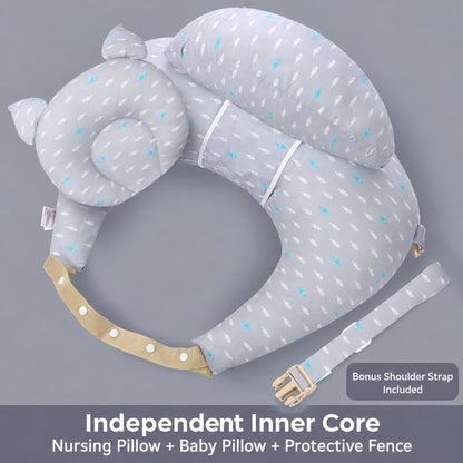 Wearable Nursing Pillow | Ergonomic Feeding Cushion with Adjustable Strap