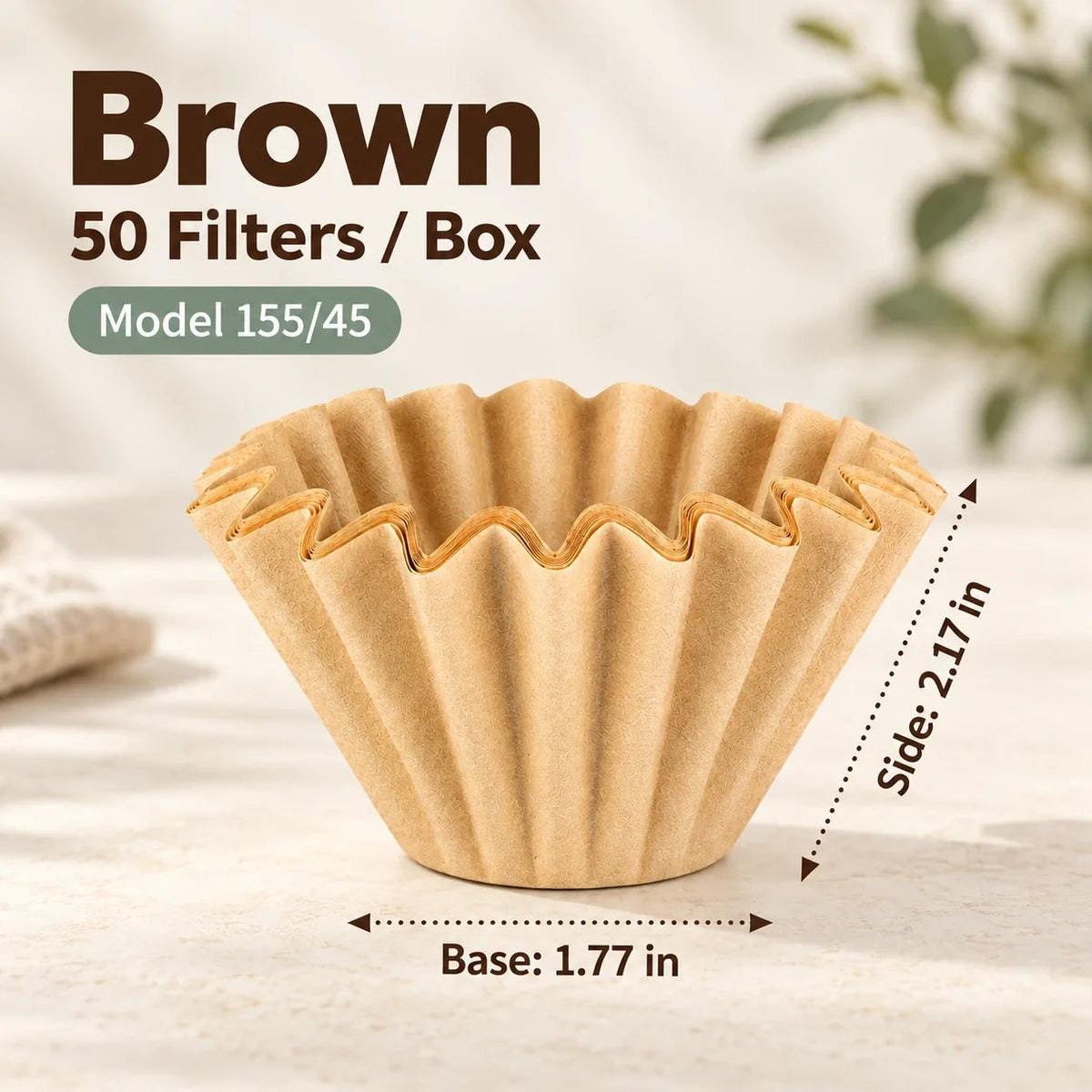 ☕ Basket-Style Paper Coffee Filters – Cleaner Brew & Easy Cleanup ✨