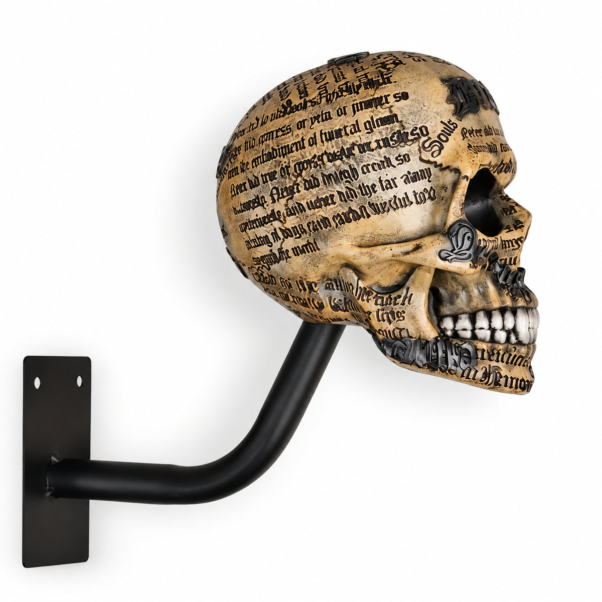 💀 Show Off Your Helmet in Style! Heavy-Duty Skull Helmet Holder & Wall Mount Display 🏍️🔥