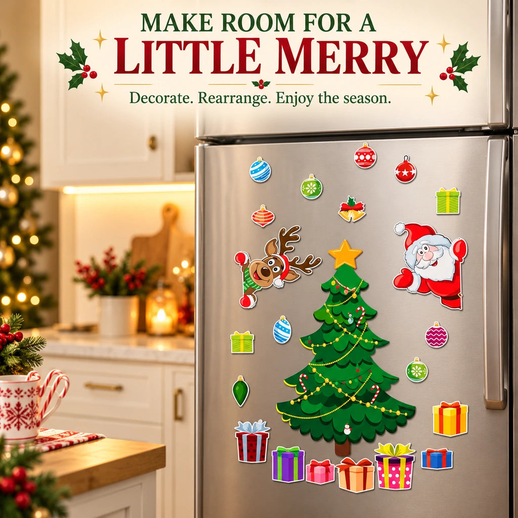 🎄Reusable Christmas Tree Fridge Magnet Set